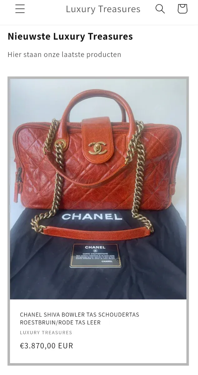 Borsa Chanel marrone e oro caviar