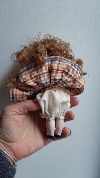 3 Bambole Porcellana Vintage Da Collezione