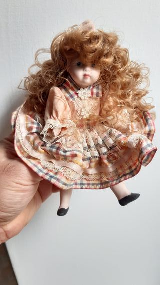 3 Bambole Porcellana Vintage Da Collezione