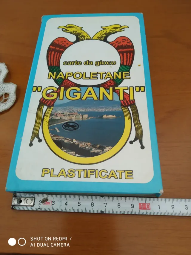 Carte Napoletane Giganti Plastificate Rare