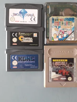 Consola Game Boy Advance SP + 4 juegos