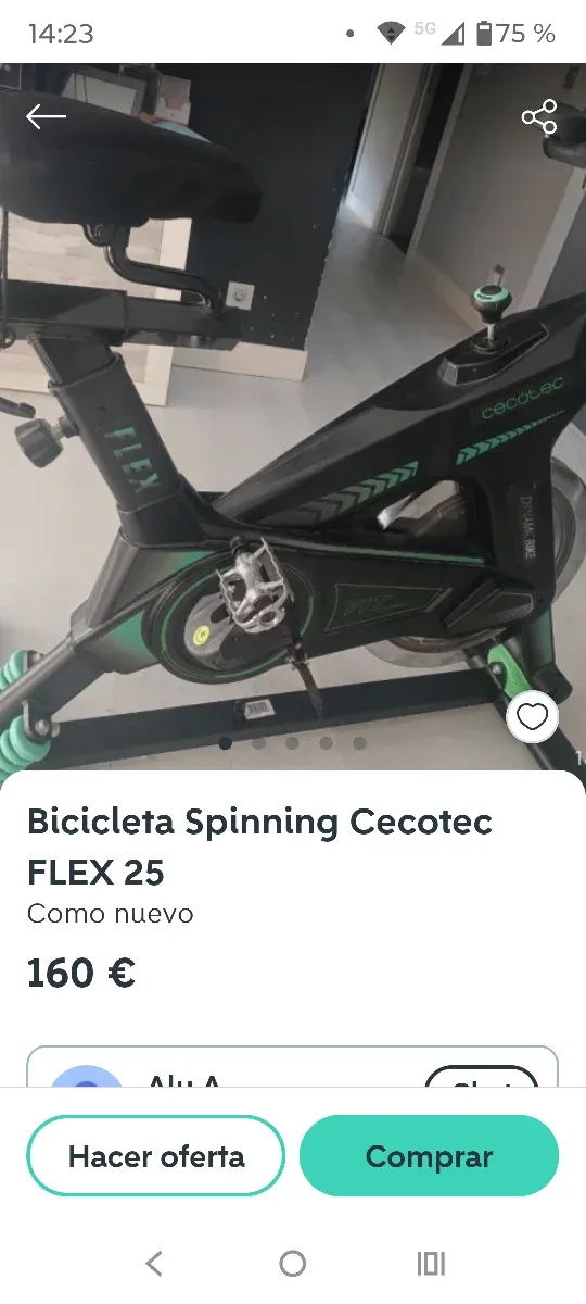 Bicicleta Spinning Cecotec Ultraflex 25