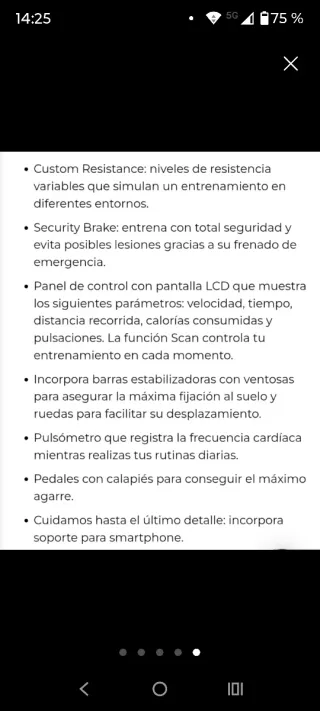 Bicicleta Spinning Cecotec Ultraflex 25