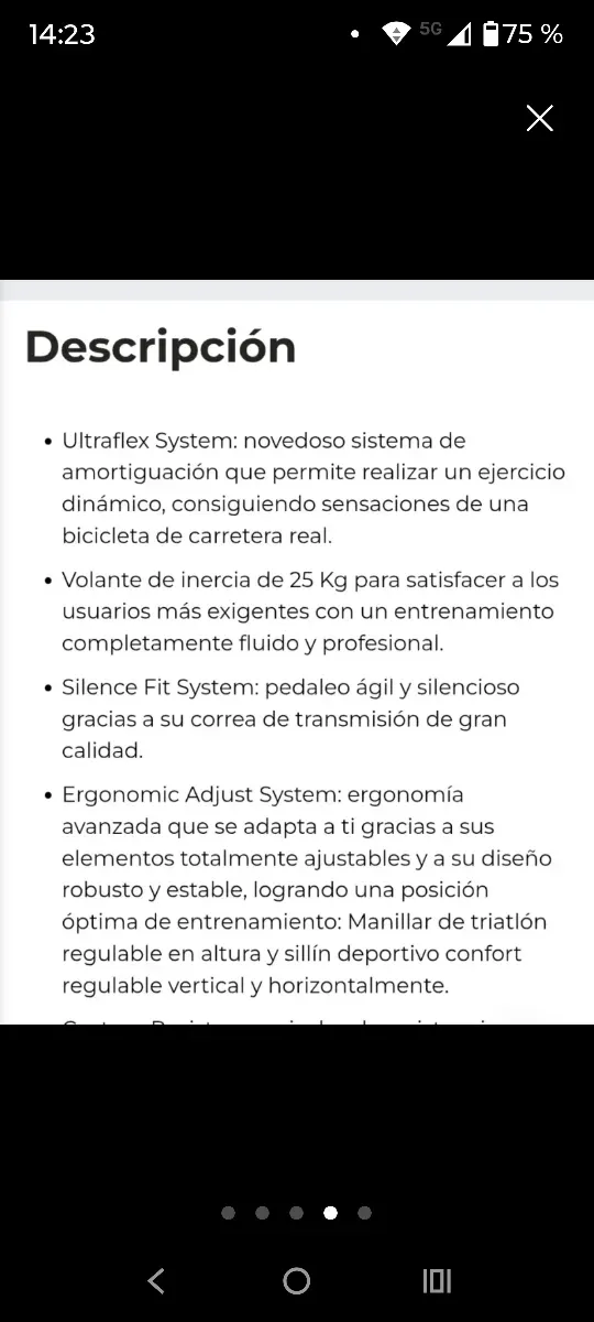 Bicicleta Spinning Cecotec Ultraflex 25