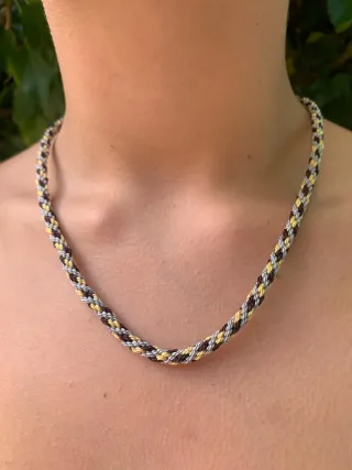 Colgante macramé trenzado