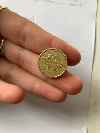 Moneda 10 céntimos rara