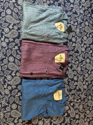 4 Jerséis Hollister Talla S Nuevos