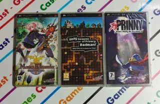 PSP Prinny, Holy Invasion, Mana Khemia Esp new