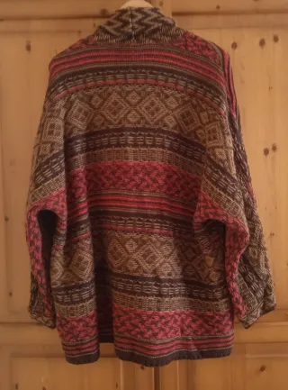 Chaqueta de punto invierno étnica