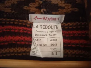 Chaqueta de punto invierno étnica