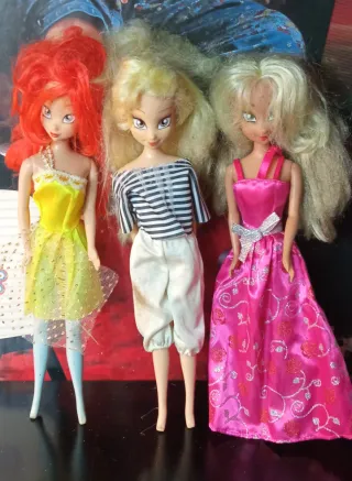 Lotto 3 bambole Winx