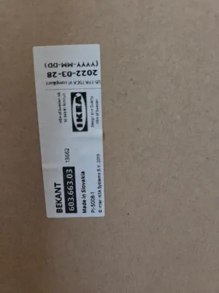 Mesa Escritorio Elevable Ikea Bekant Negra