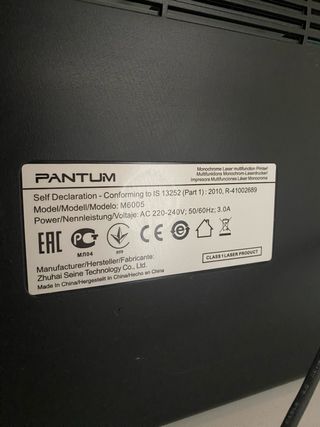 Impresora Láser Pantum M6005 con Cartucho