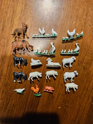 Set animali presepe vintage anni 80