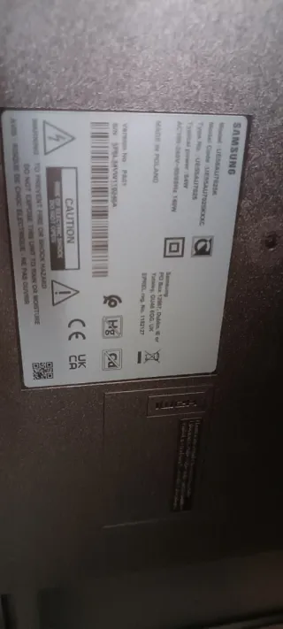 Smart TV 55 Negro Samsung. Se me ha roto.