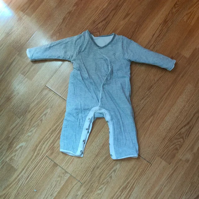 Tutina bimbo con orsetto 9mesi 71cm.A doppio senso