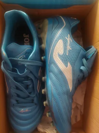 Zapatillas Fútbol Joma Azul Talla X