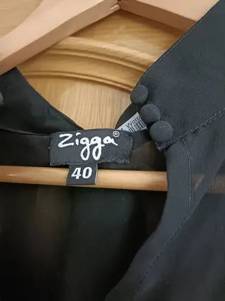 Blusa Zigga Negra Talla L/40