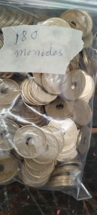 Lote 180 Monedas 25 Pesetas