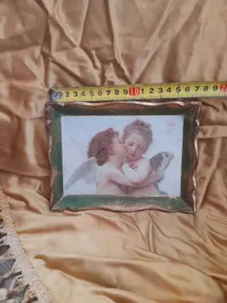 Antico quadro con angeli