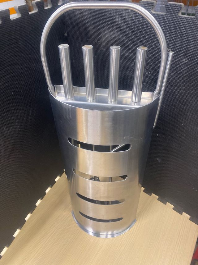 Juego Herramientas Acero Chimenea