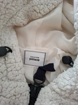 Chaqueta borrego con capucha talla M