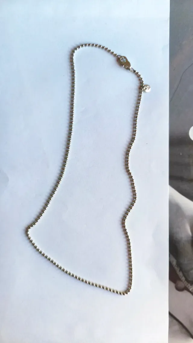 Collana Dodo Argento bollicine