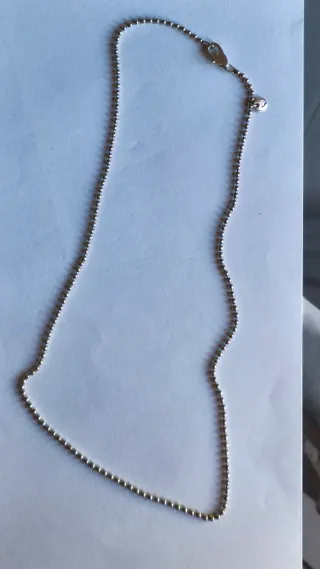 Collana Dodo Argento bollicine