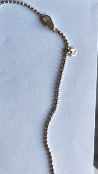 Collana Dodo Argento bollicine