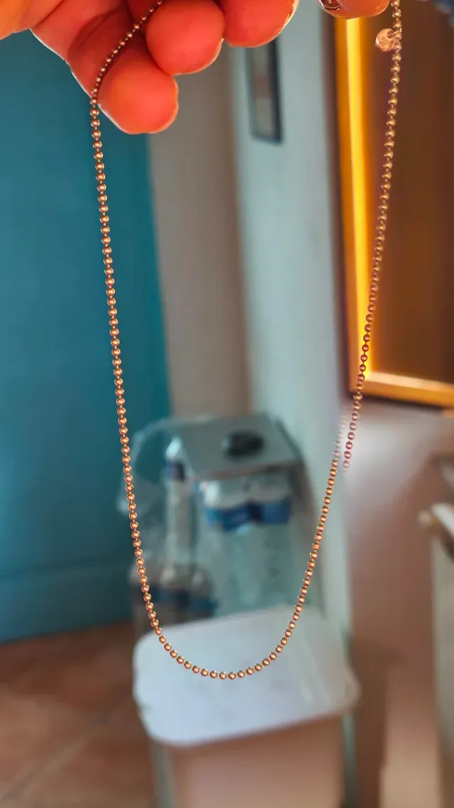 Collana Dodo Argento bollicine