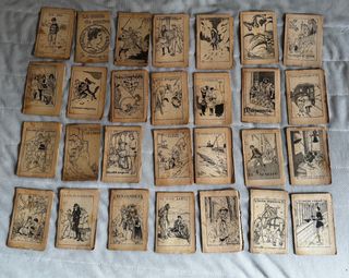 Lote vintage 1920–1956: pulp, cuadernos catalanes,