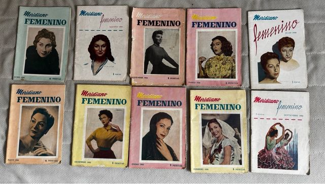 Lote vintage 1920–1956: pulp, cuadernos catalanes,