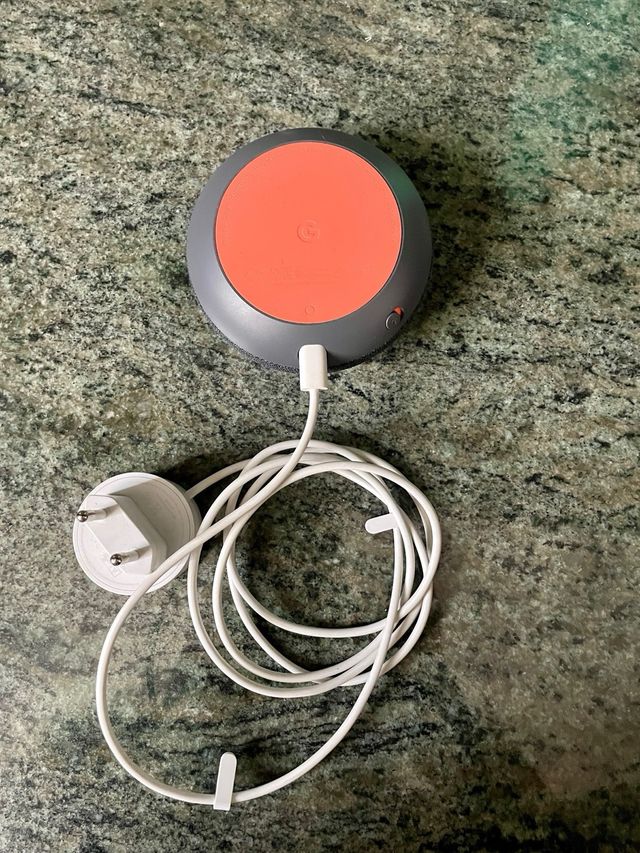 Altavoz Google Nest Mini Gris/Naranja