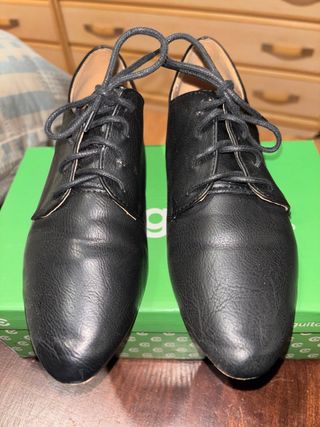 Zapatos vestir negros talla 38