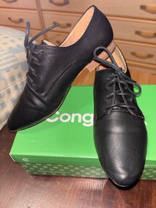 Zapatos vestir negros talla 38