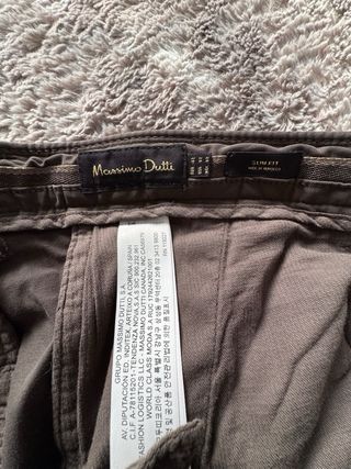Pantalón Massimo Dutti gris
