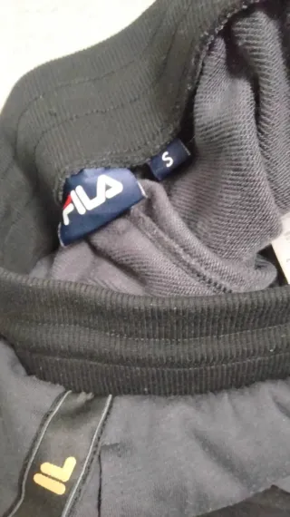 Chándal Fila chico negro y gris