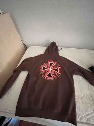 Sudadera Independent Marrón Hombre