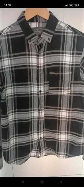 Camisa de cuadros nueva