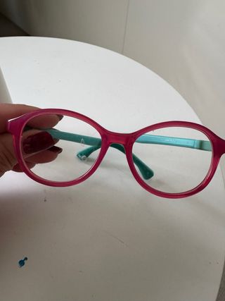Occhiali per bambini Nano rosa e turchese