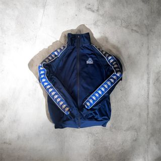 Felpa Vintage Kappa Blu e Bianca