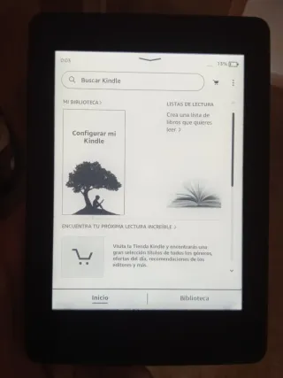 Ebook Kindle Táctil con Luz