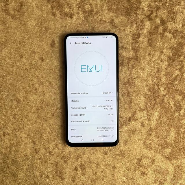 HONOR 9X 128GB - Fotocamera Pop-Up - Blu