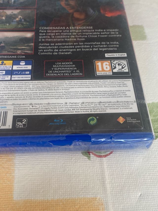 Uncharted: Il Legado Perduto PS4