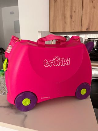 Maleta Trunki Infantil Rosa y Morada