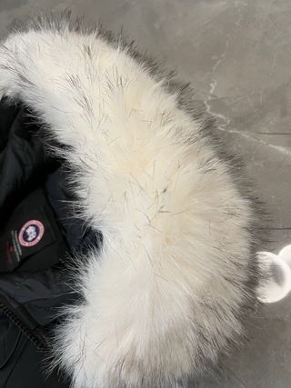 Giacca Canada Goose nera con cappuccio