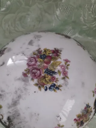 Portagioie in ceramica decorato