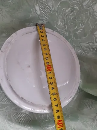 Portagioie in ceramica decorato