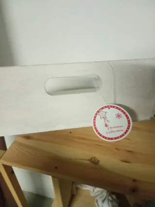 Cassetta Legno Decorata Buon Natale