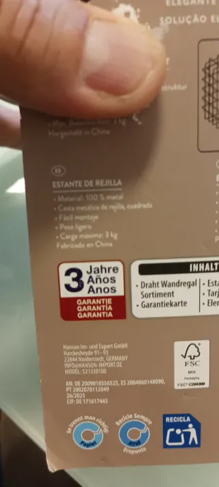 Estante metálico Home Creation